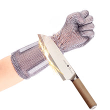 Load image into Gallery viewer, 15cm Stainless Steel Chainmail Cut Resistant Glove for Kitchen Safety