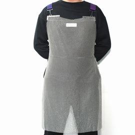 Cut Resistant Chainmail Apron with Stainless Steel Rings for Food Handling