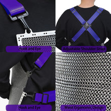 Load image into Gallery viewer, Cut Resistant Chainmail Apron with Stainless Steel Rings for Food Handling